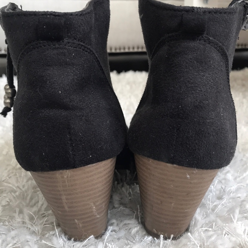 Steve Madden Black Ankle Booties - Picture 5 of 7